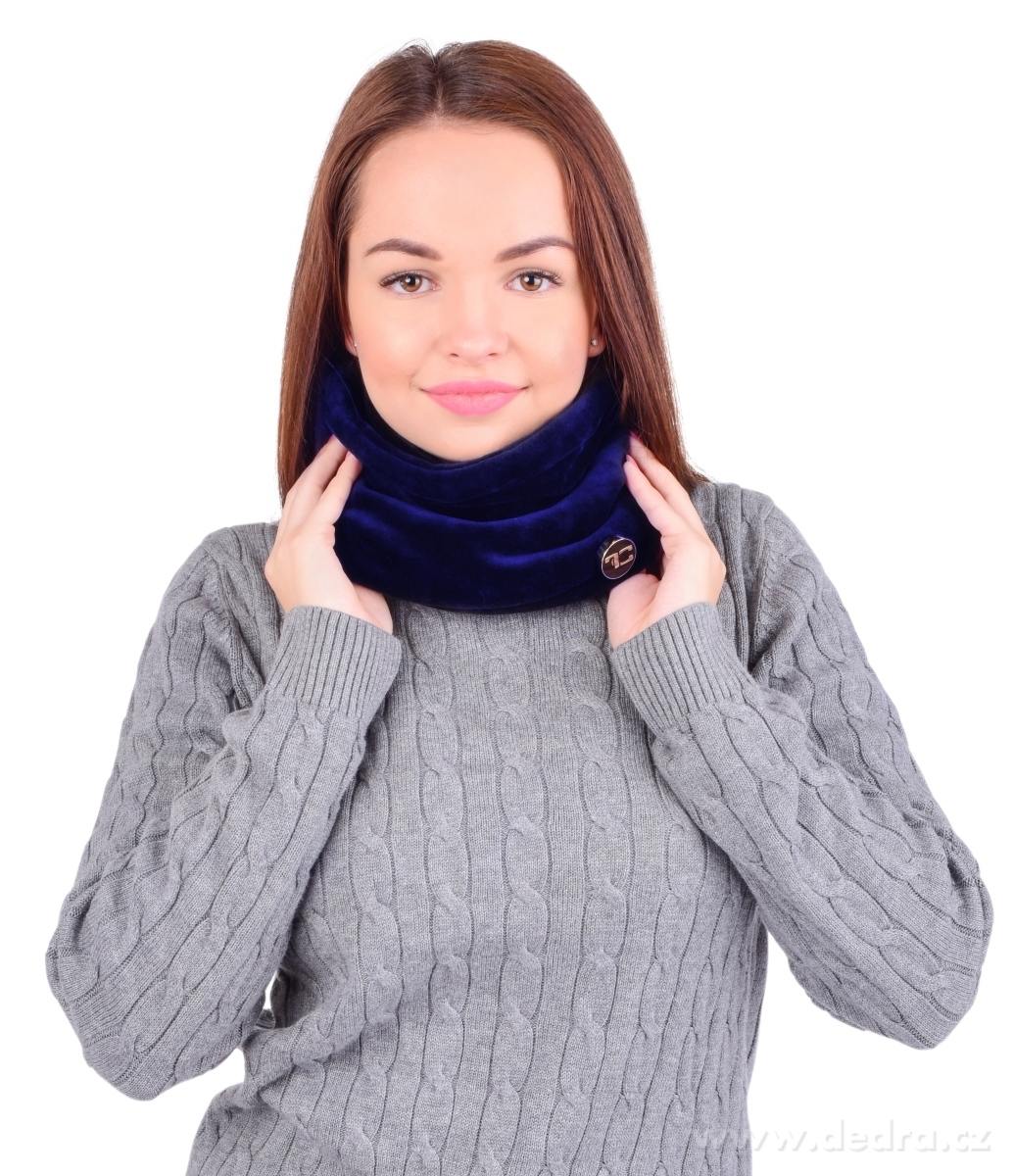 2v1 multifunkční čepice/nákrčník LAGOON VELVET – náhled 3 | Grand Móda