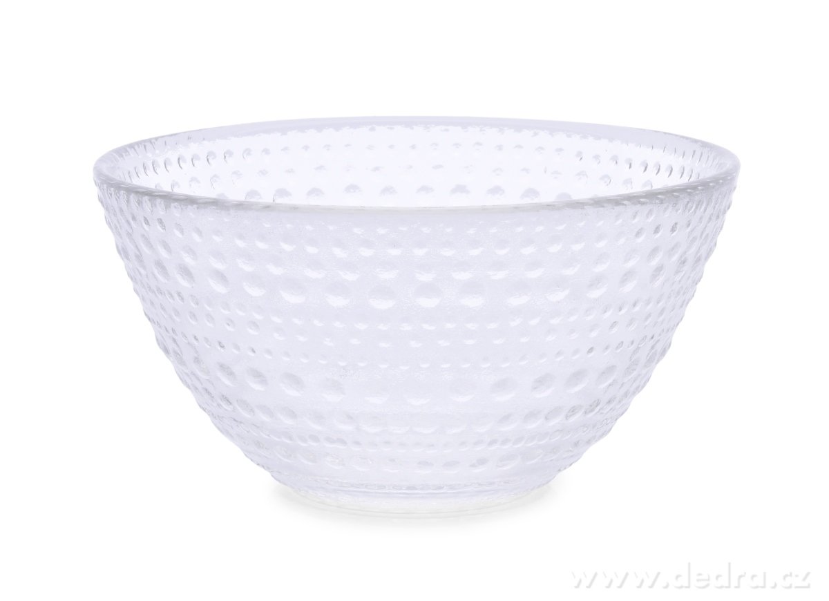 FROZEN, skleněná miska 350 ml s reliéfním povrchem, na horké i studené pokrmy | Misky a poháry | Grand Móda