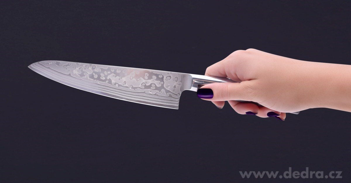 SAKAI, GYUTO Šéfkuchařský nůž, 67 vrstev damascénské oceli, 325 mm – náhled 4 | Grand Móda