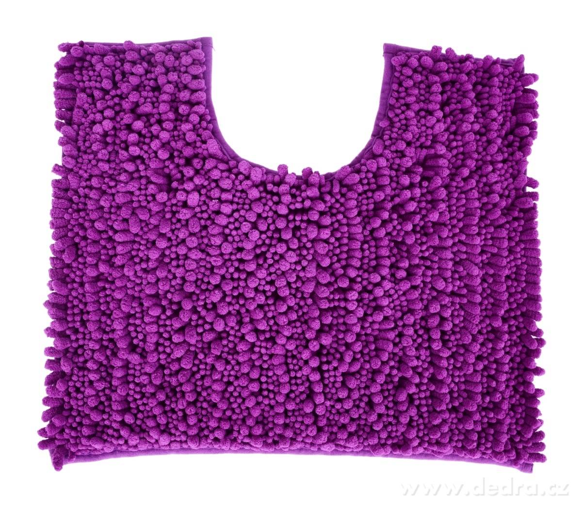 SASANKA®, WC předložka, 50 × 45 cm, jemné 3D mikrovlákno, protiskluzová úprava, tmavě fialová | WC předložky | Grand Móda