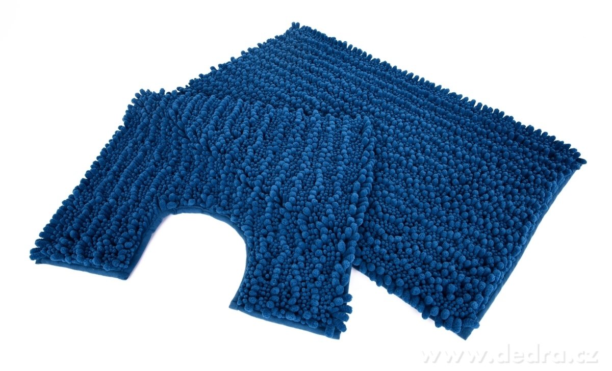 SASANKA®, WC předložka, 50 × 45 cm, jemné 3D mikrovlákno, protiskluzová úprava, petrolejová – náhled 2 | Grand Móda