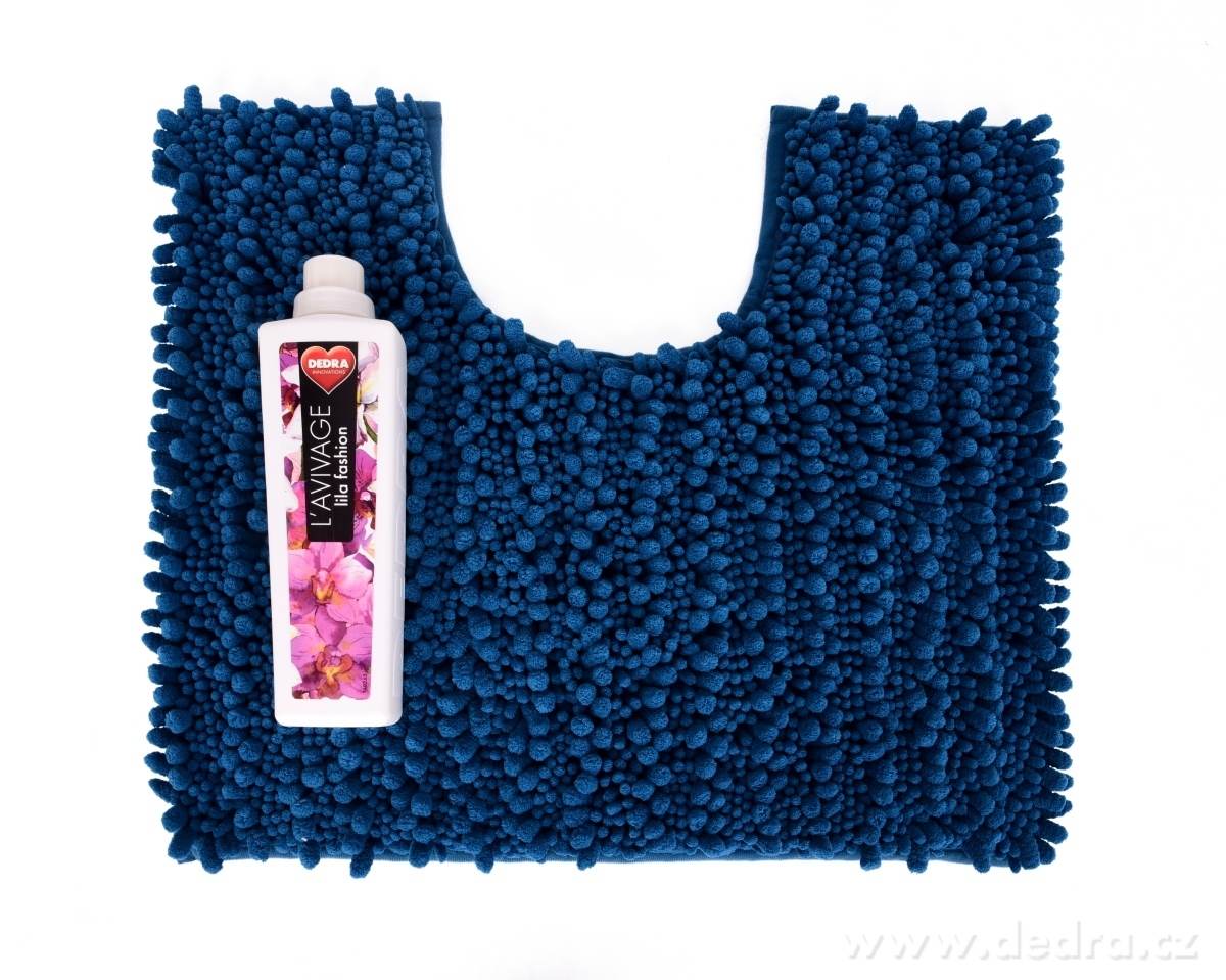 SASANKA®, WC předložka, 50 × 45 cm, jemné 3D mikrovlákno, protiskluzová úprava, petrolejová – náhled 6 | Grand Móda