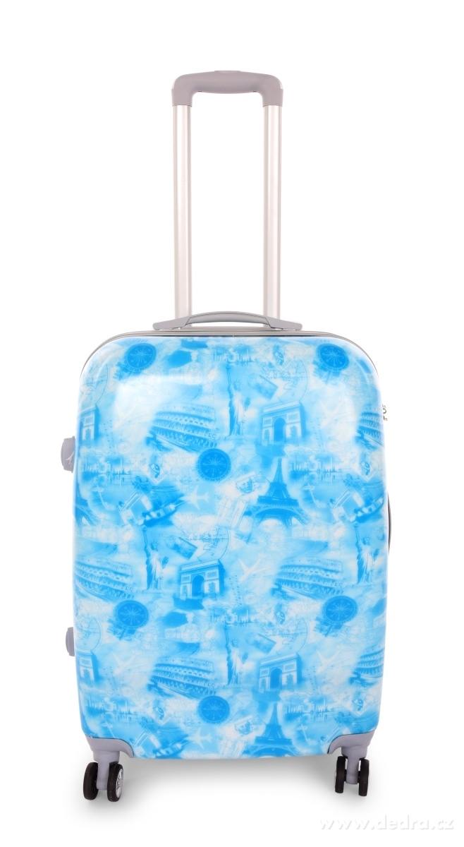 Kufr střední, CITIES BLUE | Velké a střední kufry | Grand Móda