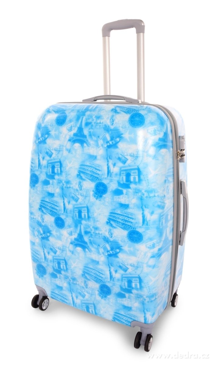 Kufr velký, CITIES BLUE | Velké a střední kufry | Grand Móda