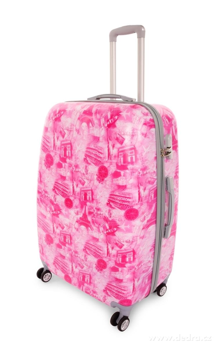 Kufr střední, CITIES PINK | Velké a střední kufry | Grand Móda