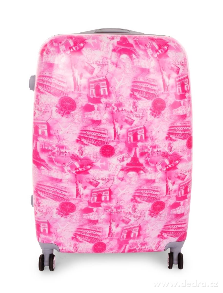 Kufr střední, CITIES PINK – náhled 2 | Grand Móda