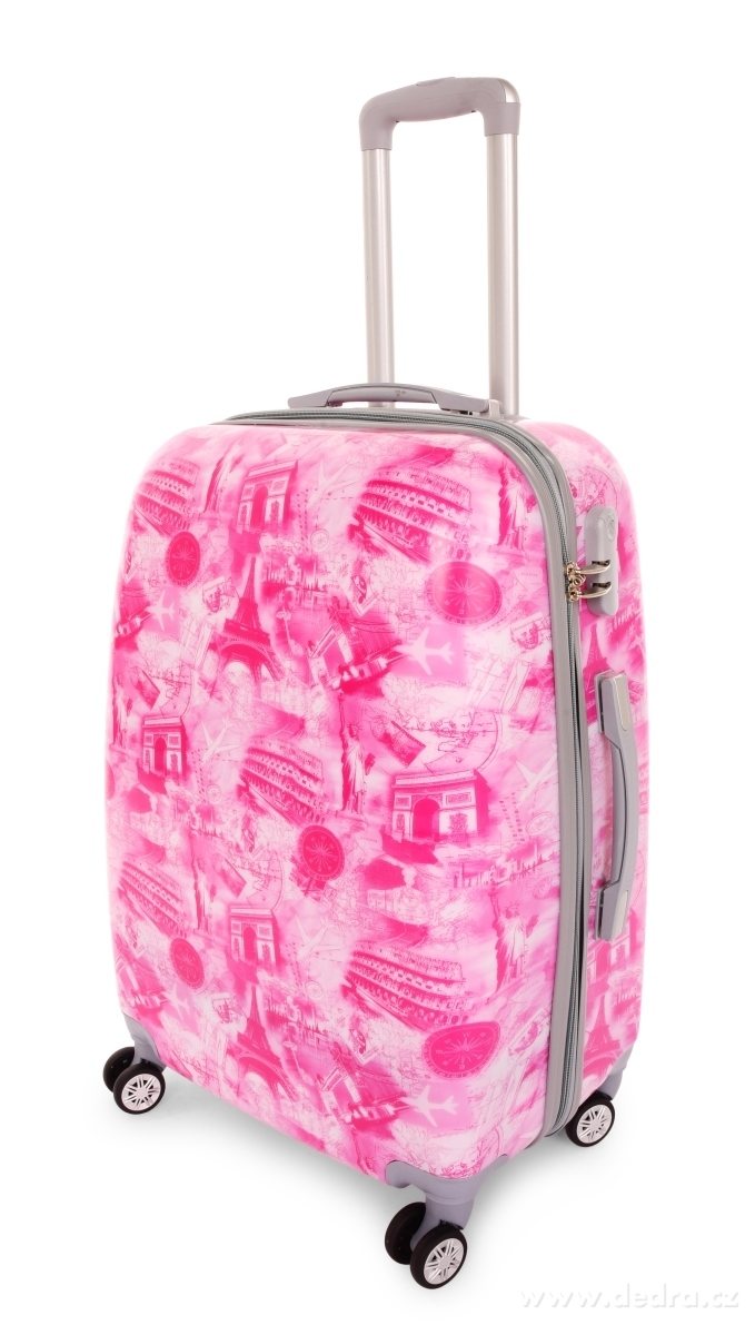 Kufr velký, CITIES PINK | Velké a střední kufry | Grand Móda