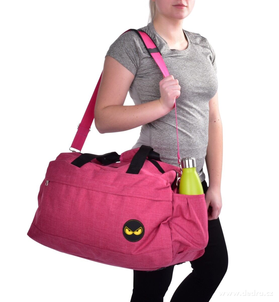 REBELITO® SPORT & WEEKENDER, taška na sport i cestování 51 cm, růžová melange – náhled 3 | Grand Móda