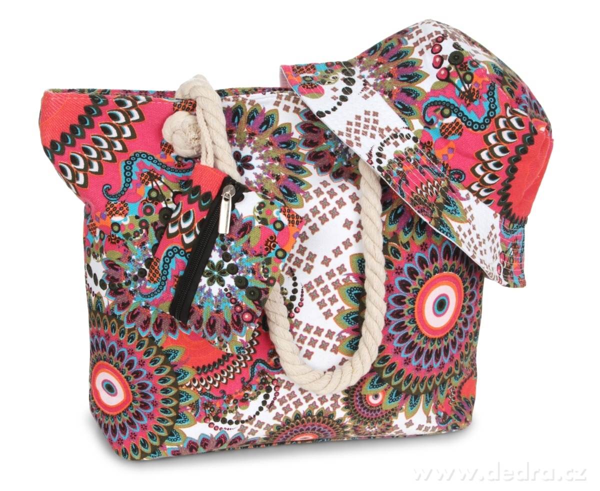 3v1 SET ROMANTIC kabelka, klobouk a pouzdro – náhled 2 | Grand Móda