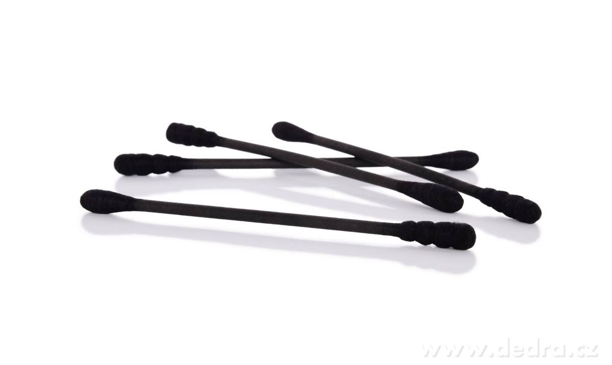 Černé ekologické UCHOŠŤOURY 200 ks, z recyklovaného tvrdého kartonu & 100% BAVLNY – náhled 2 | Grand Móda