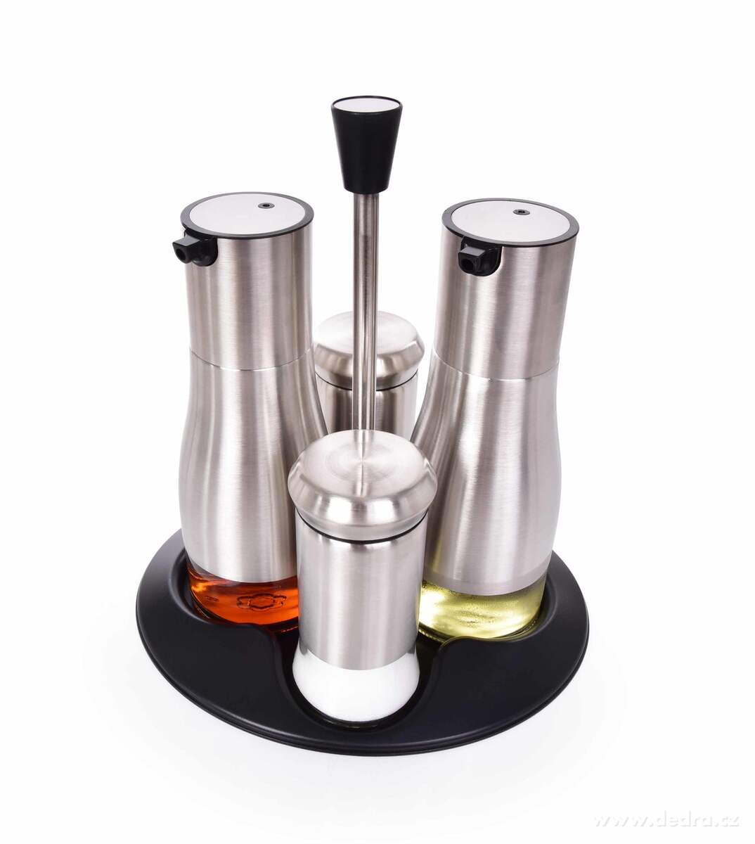 5 ks SADA na sůl, pepř, olej a ocet