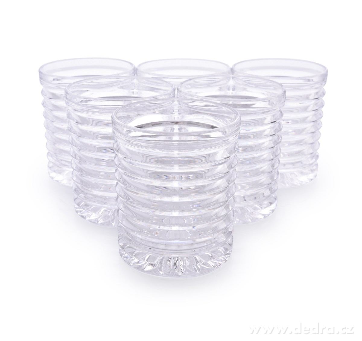 6 ks sada sklenice SPIRAL, objem 260 ml | Sklenice, poháry a shakery | Grand Móda