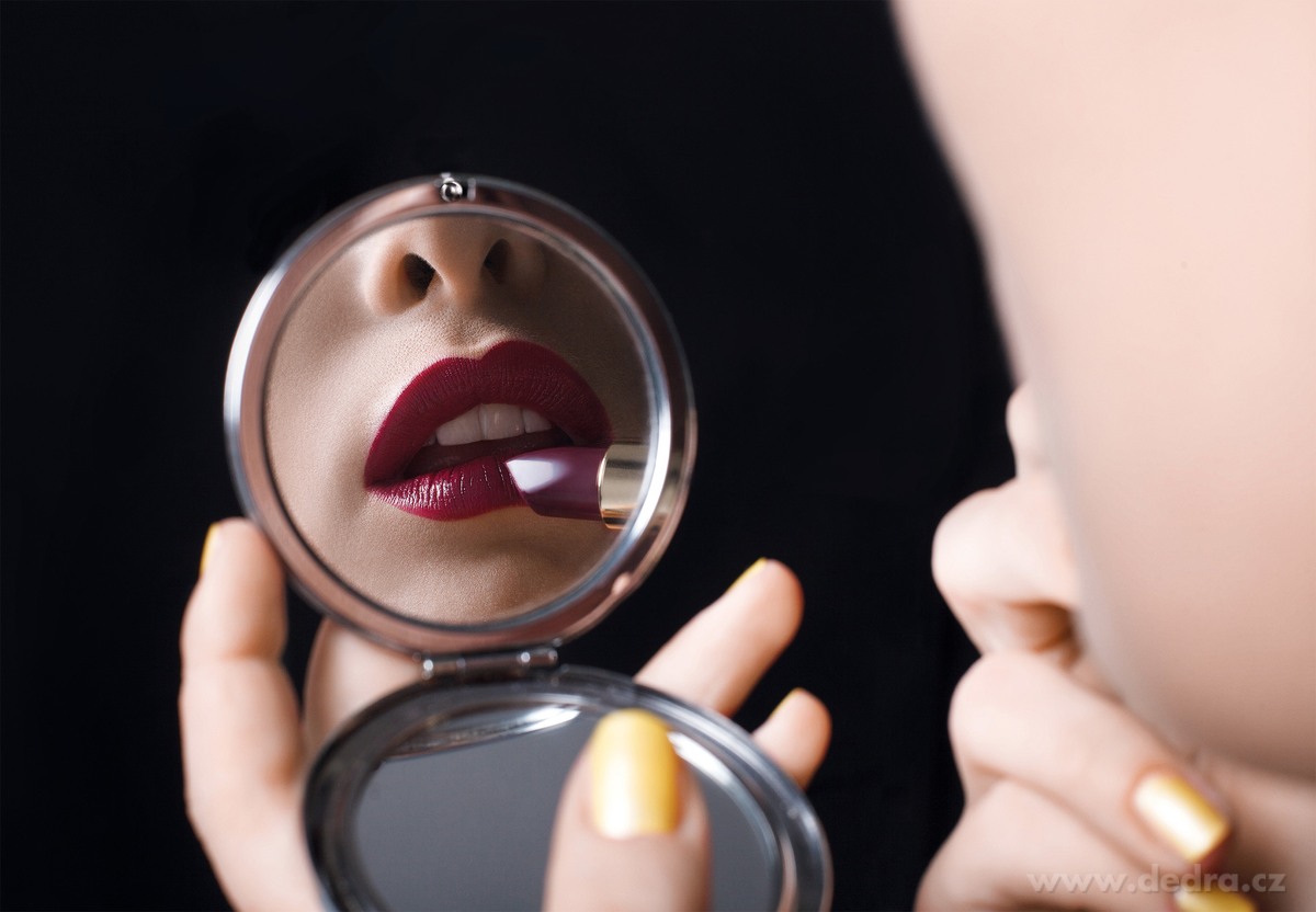 BEAUTY, kapesní 5× zvětšovací zrcátko, kompaktní zrcátko na detailní líčení – náhled 3 | Grand Móda