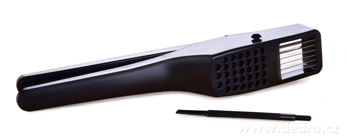 ČESNEKÁTOR 2v1, lis a plátkovač na česnek, s čisticí tyčinkou – náhled 5 | Grand Móda