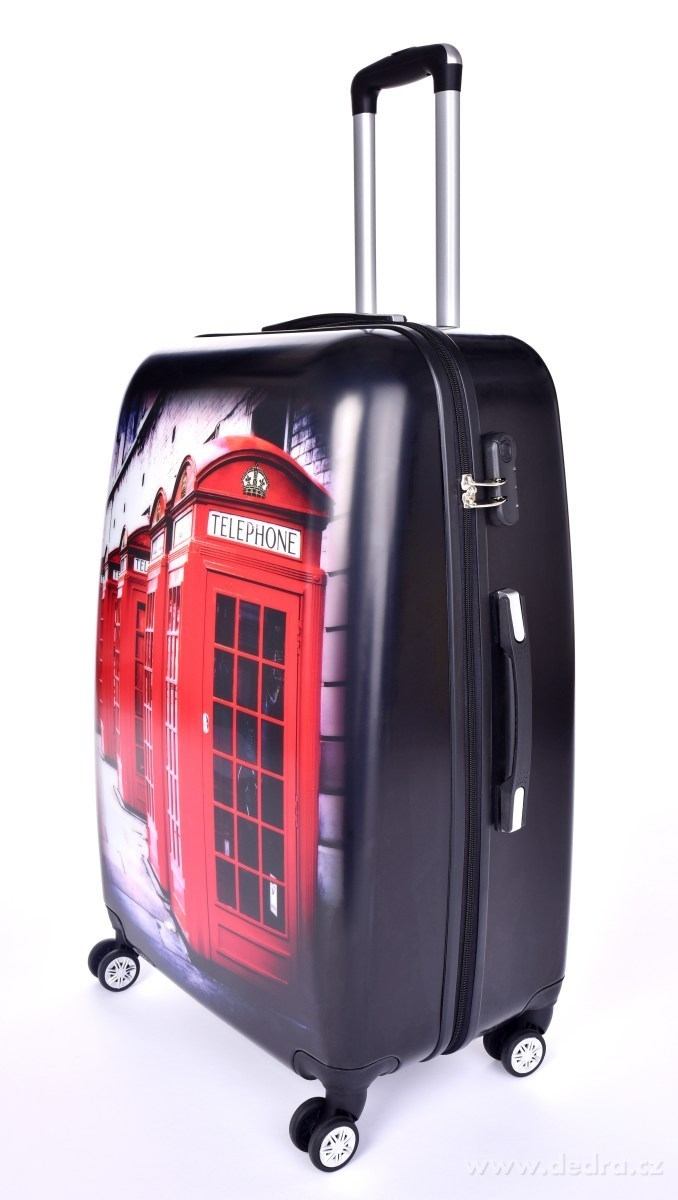 FC TRAVELLER, velký odolný cestovní kufr 70 cm, kolečka 360°, výsuvná rukojeť & číselný zámek, 50 × 30 × 70 cm – náhled 2 | Grand Móda