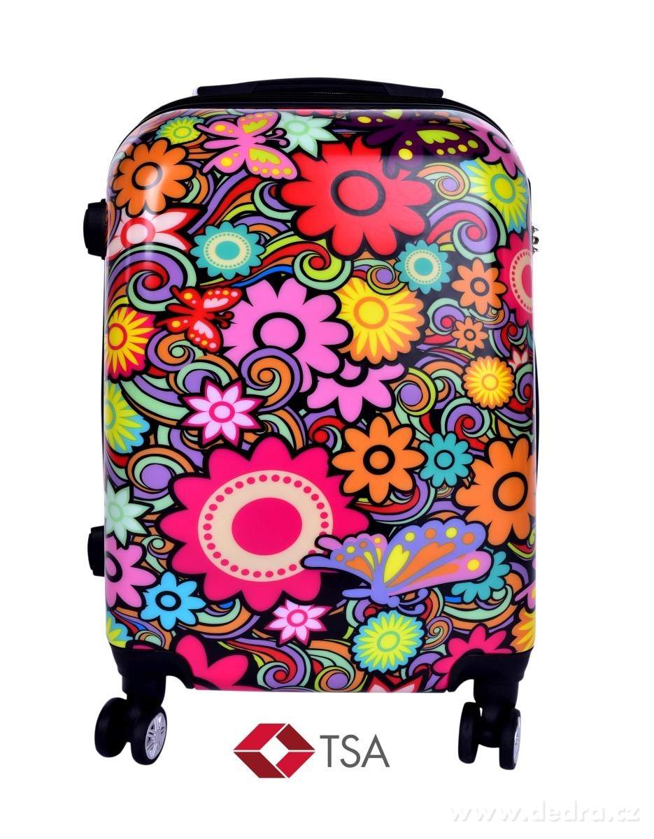 TSA kufr menší, COLOR FLOWERS