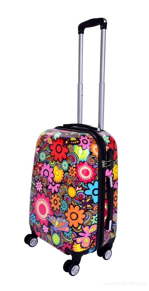 TSA kufr menší, COLOR FLOWERS – náhled 2 | Grand Móda