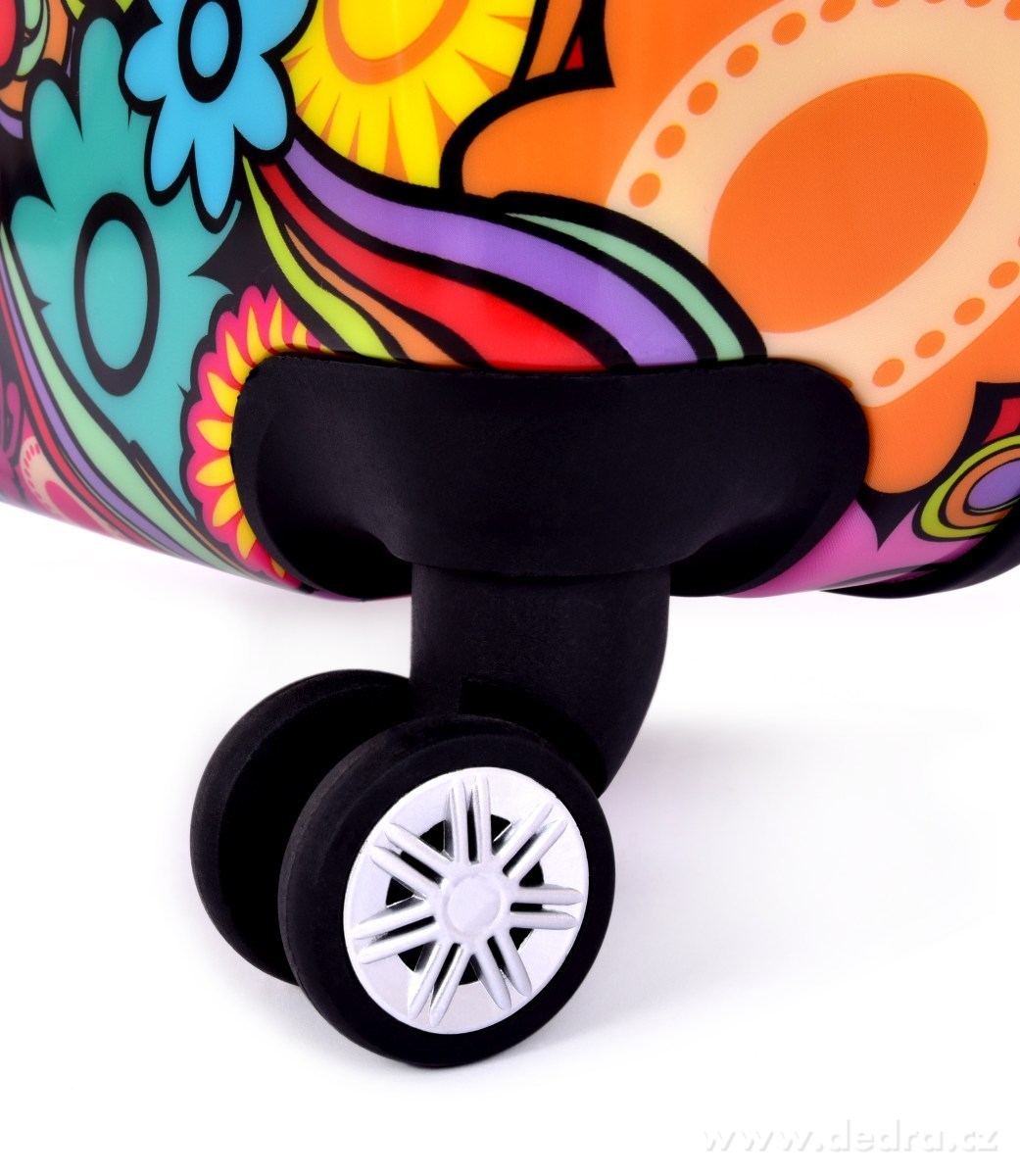 TSA kufr menší, COLOR FLOWERS – náhled 6 | Grand Móda