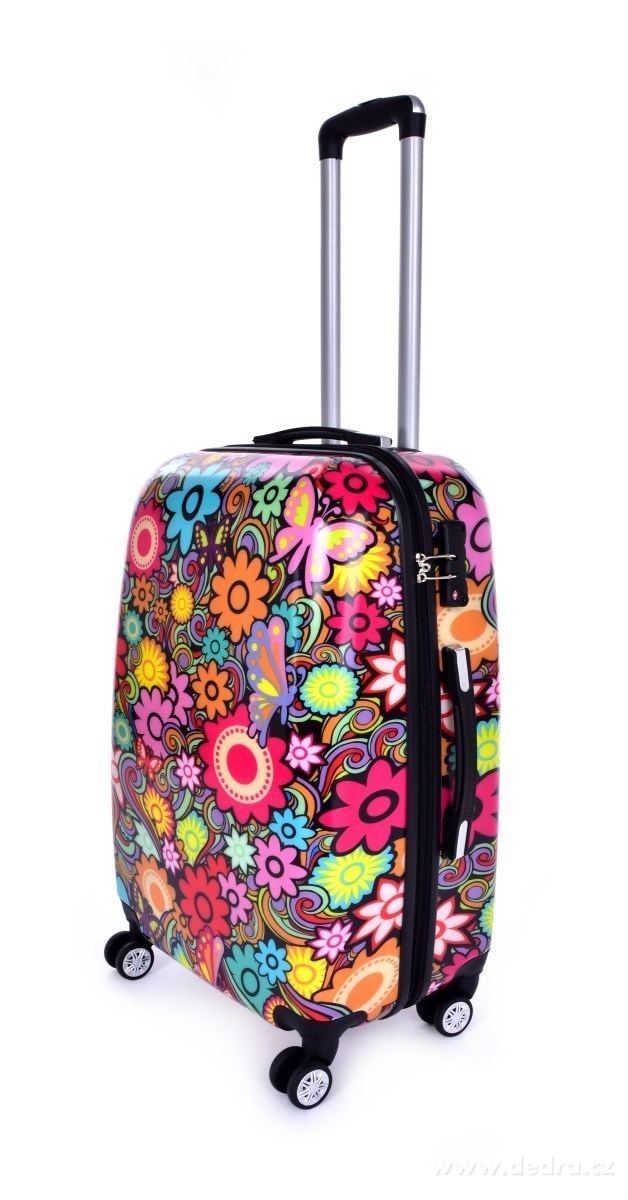 TSA kufr střední, COLOR FLOWERS – náhled 2 | Grand Móda