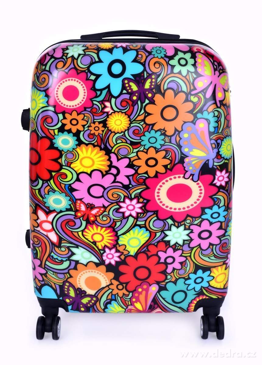 TSA kufr střední, COLOR FLOWERS – náhled 5 | Grand Móda