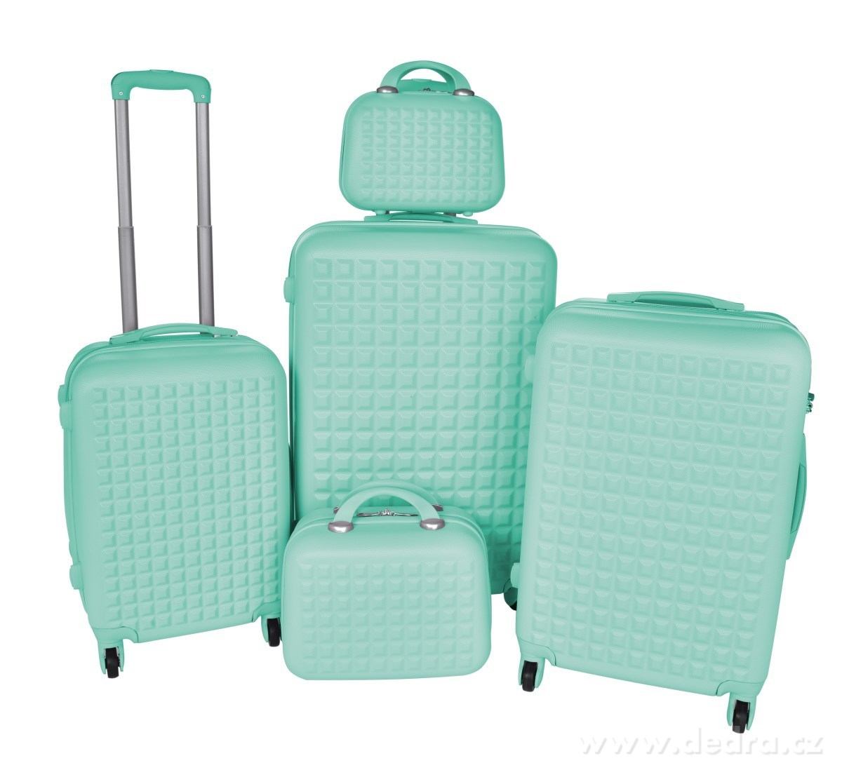 Kufr velký, PASTEL MINT – náhled 3 | Grand Móda