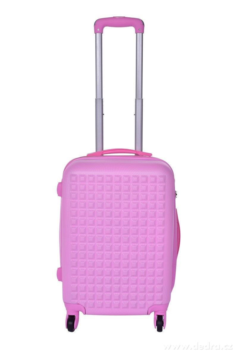 Kufr menší, PASTEL PINK | Malé a kabinové kufry | Grand Móda