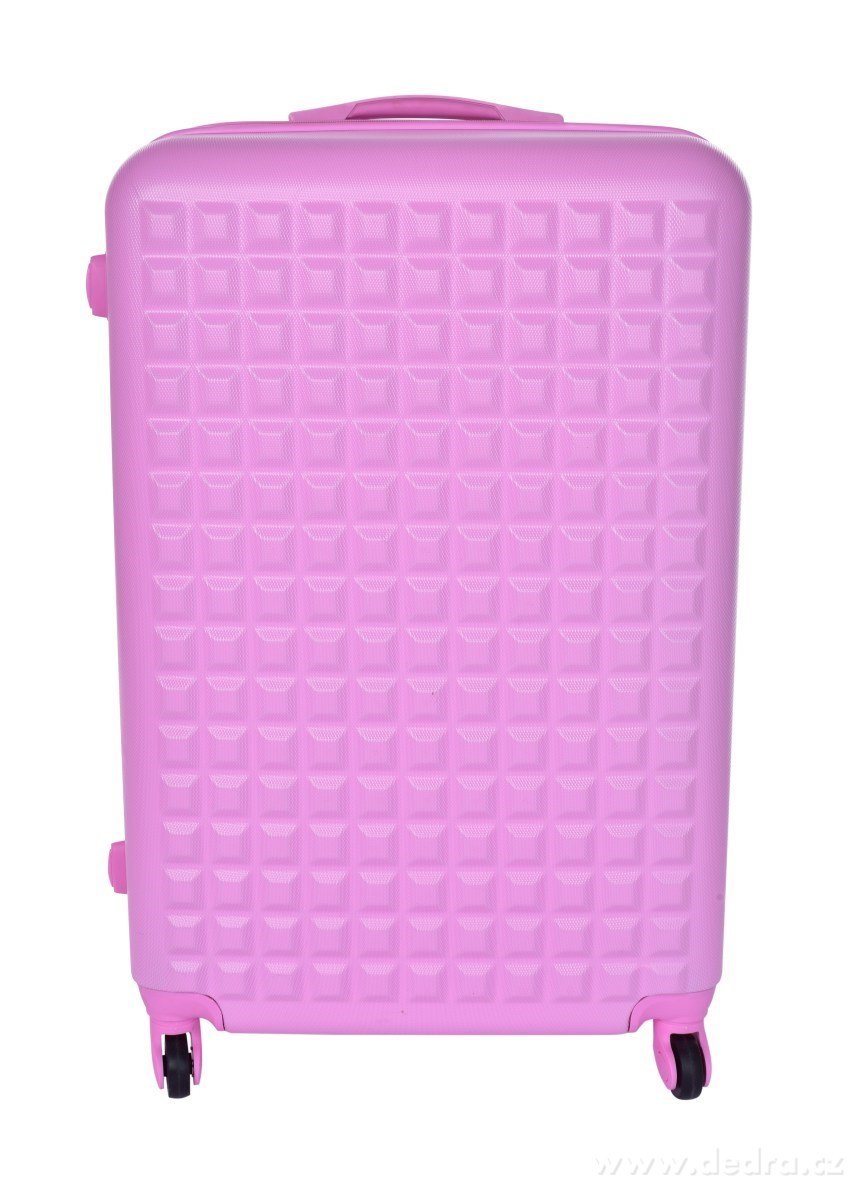 Kufr střední, PASTEL PINK | Velké a střední kufry | Grand Móda