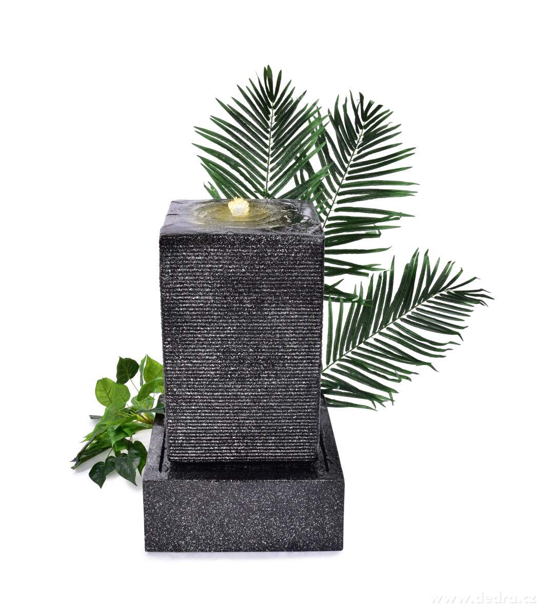 VELKÝ VODOTRYSK, dekorativní pokojová fontána, s LED osvětlením – náhled 4 | Grand Móda