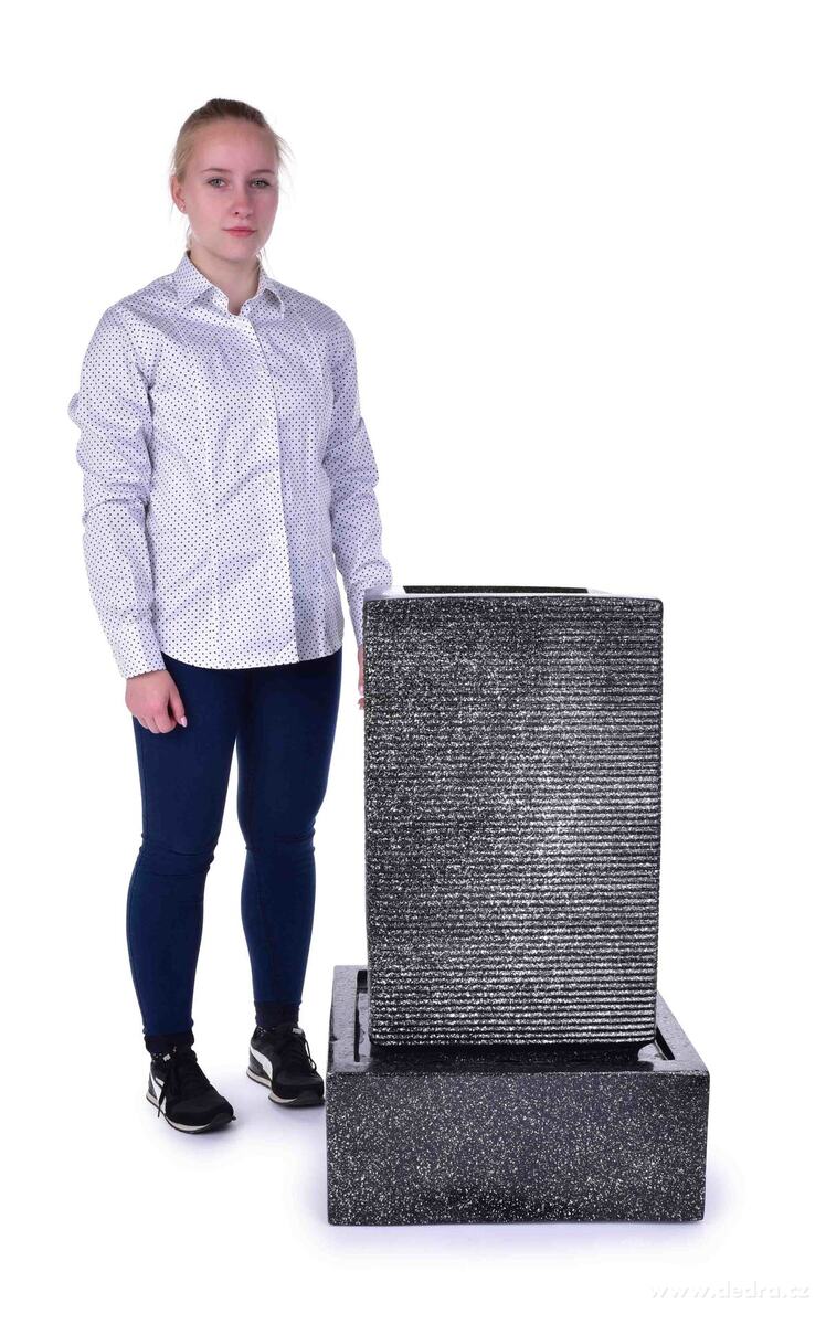 VELKÝ VODOTRYSK, dekorativní pokojová fontána, s LED osvětlením – náhled 6 | Grand Móda