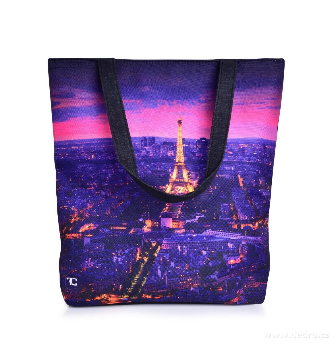 Textilní kabelka/taška FC ELEGANT NIGHT PARIS, s uzavíráním na zip – náhled 2 | Grand Móda