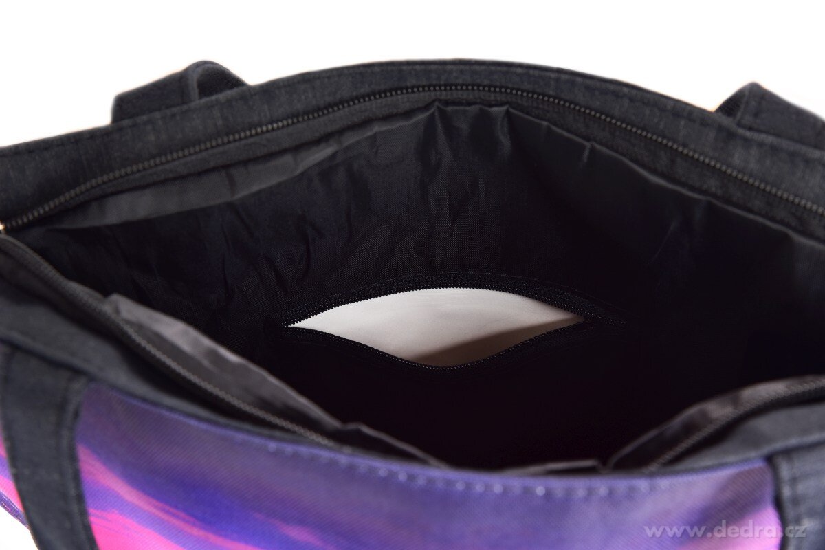 Textilní kabelka/taška FC ELEGANT NIGHT PARIS, s uzavíráním na zip – náhled 4 | Grand Móda