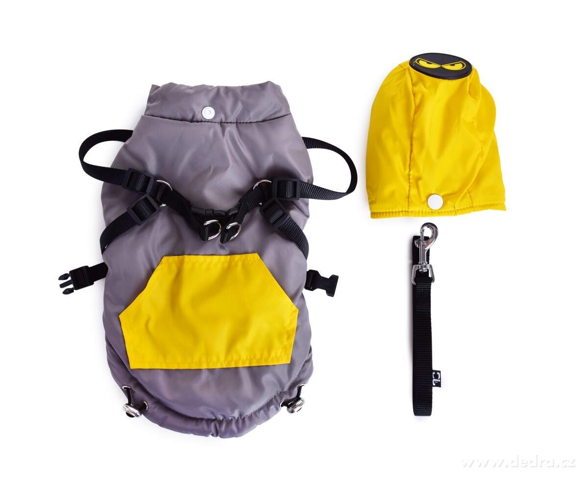 3v1 PROŠÍVANÁ BUNDA, kšíry a vodítko v jednom, pro pejsky – náhled 4 | Grand Móda