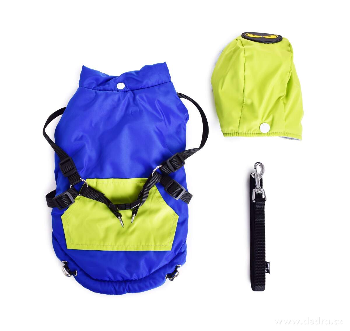 3v1 PROŠÍVANÁ BUNDA, kšíry a vodítko v jednom, pro pejsky – náhled 4 | Grand Móda