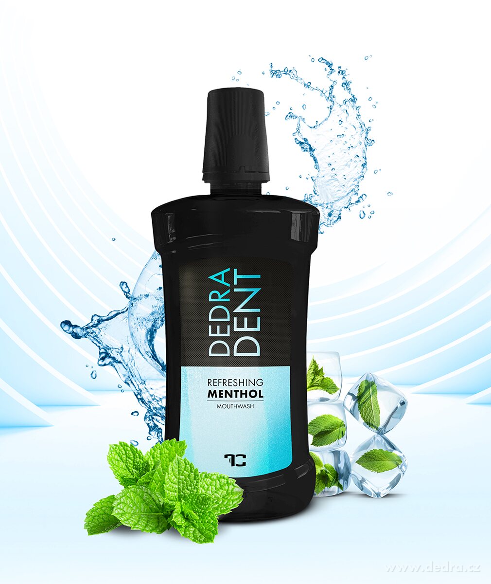 1+1 ZDARMA | p┼Ö├şrodn├ş ├║stn├ş voda REFRESHING MENTHOL - obr├ízek 2 | ├Üstn├ş vody a spreje | Grand M├│da