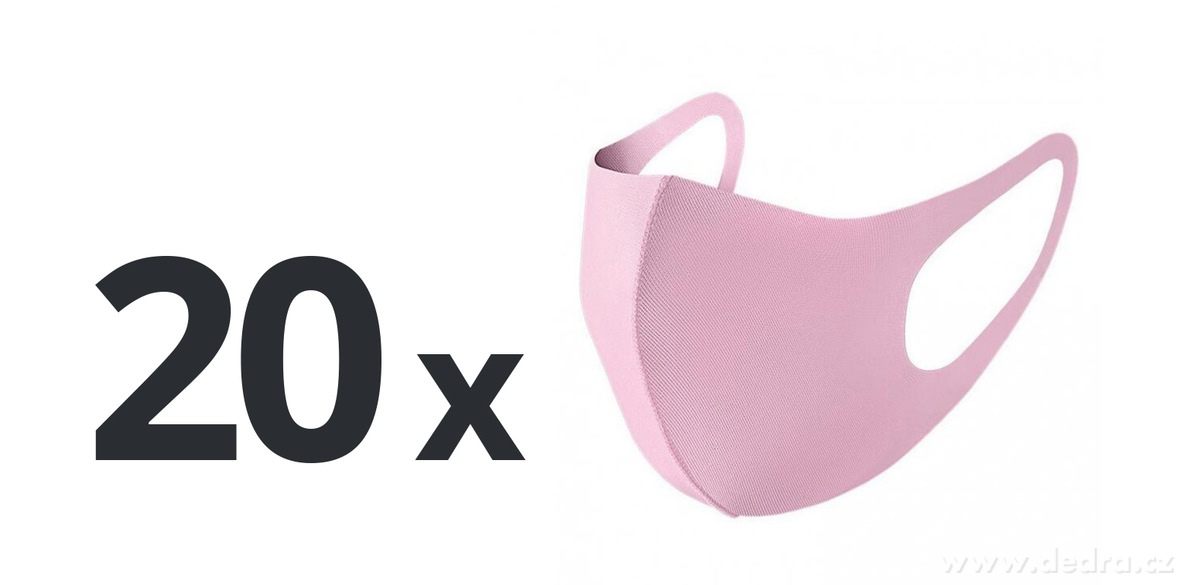 20 ks GUARD, obličejová rouška, pratelná z jemného neopren textilu | Multifunkční íátky a rouíky ­čŤí´ŞĆ | Grand Móda