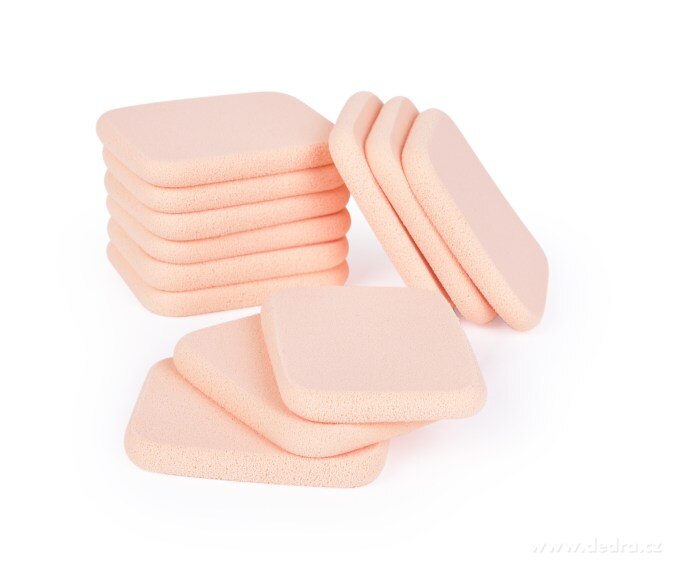 12 ks kosmetické houbičky na make-up v plastové krabičce | Líčení a make up | Grand Móda