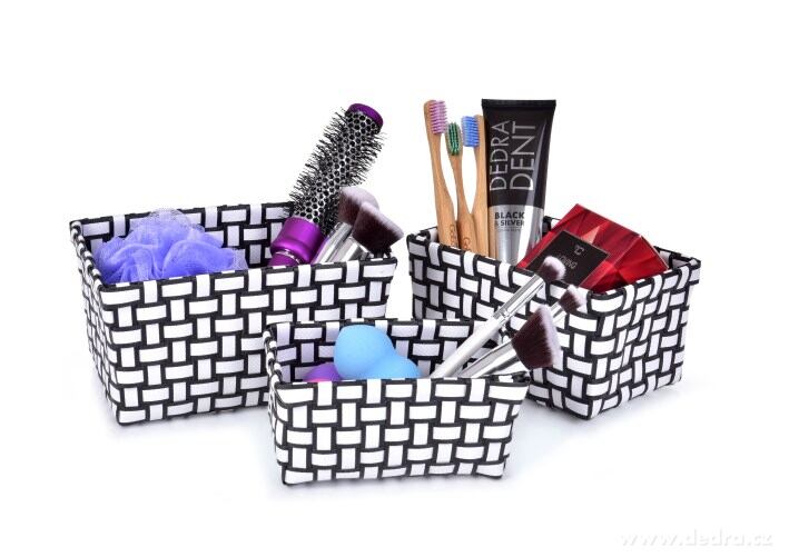 Sada 3 košíků z plastového výpletu – náhled 3 | Grand Móda