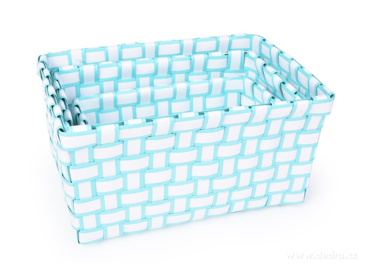 Sada 3 košíků z plastového výpletu – náhled 2 | Grand Móda