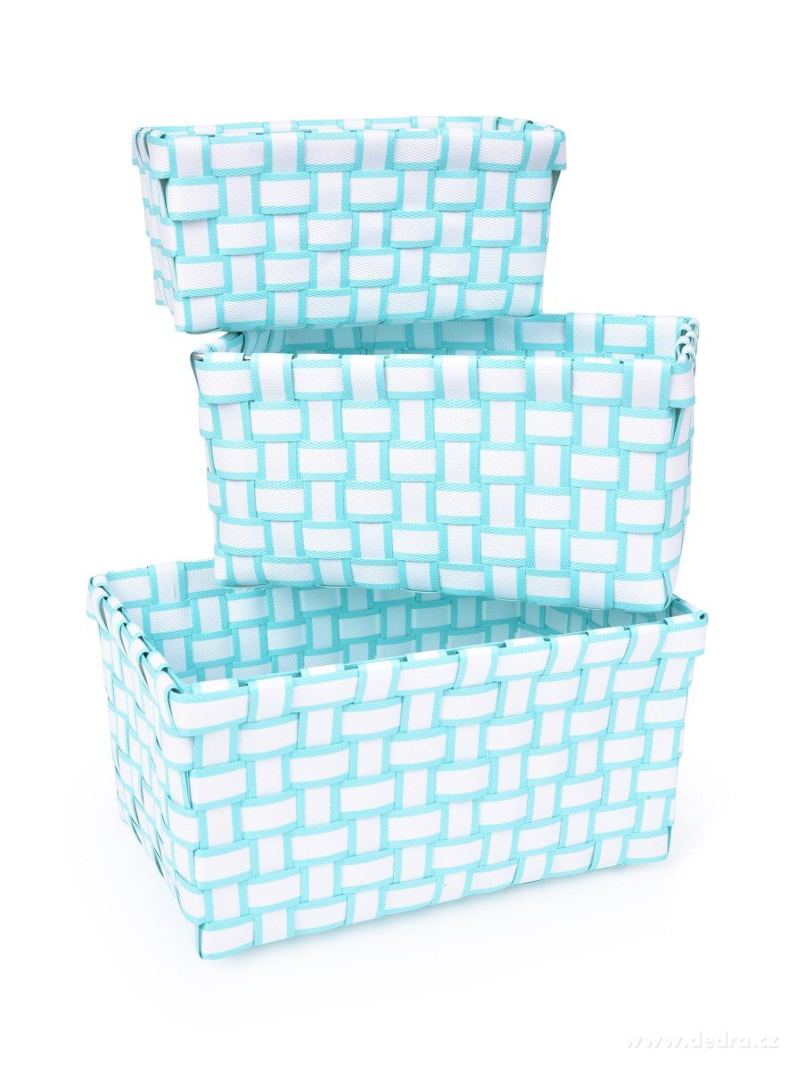 Sada 3 košíků z plastového výpletu – náhled 4 | Grand Móda