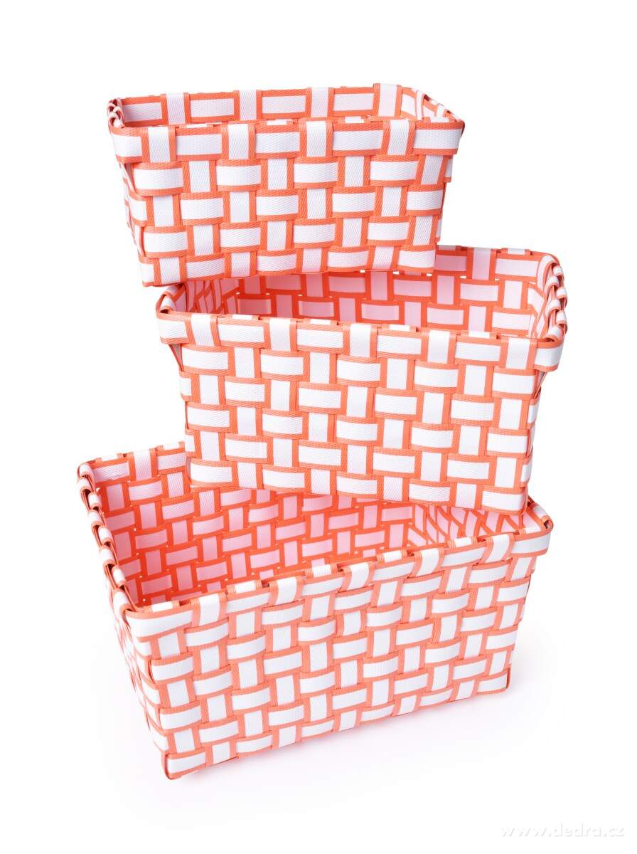 Sada 3 košíků z plastového výpletu – náhled 4 | Grand Móda