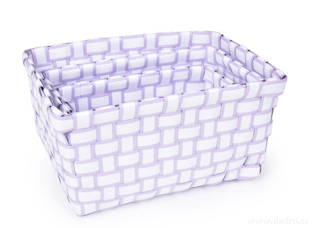 Sada 3 košíků z plastového výpletu – náhled 2 | Grand Móda
