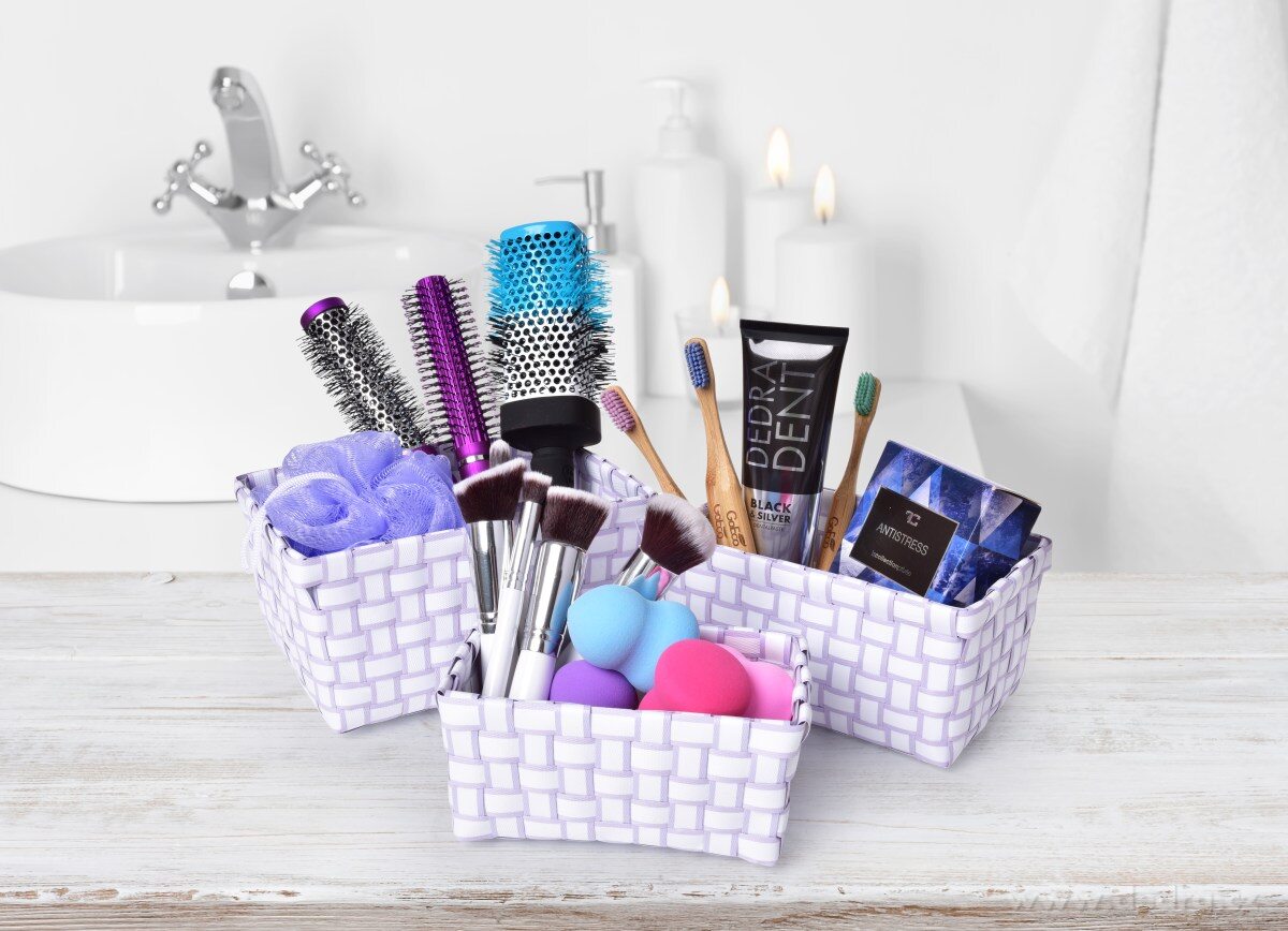 Sada 3 košíků z plastového výpletu – náhled 3 | Grand Móda