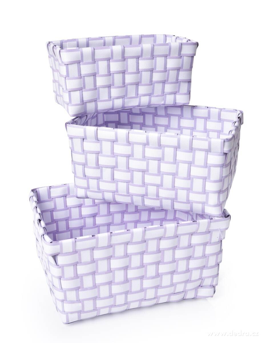 Sada 3 košíků z plastového výpletu – náhled 6 | Grand Móda