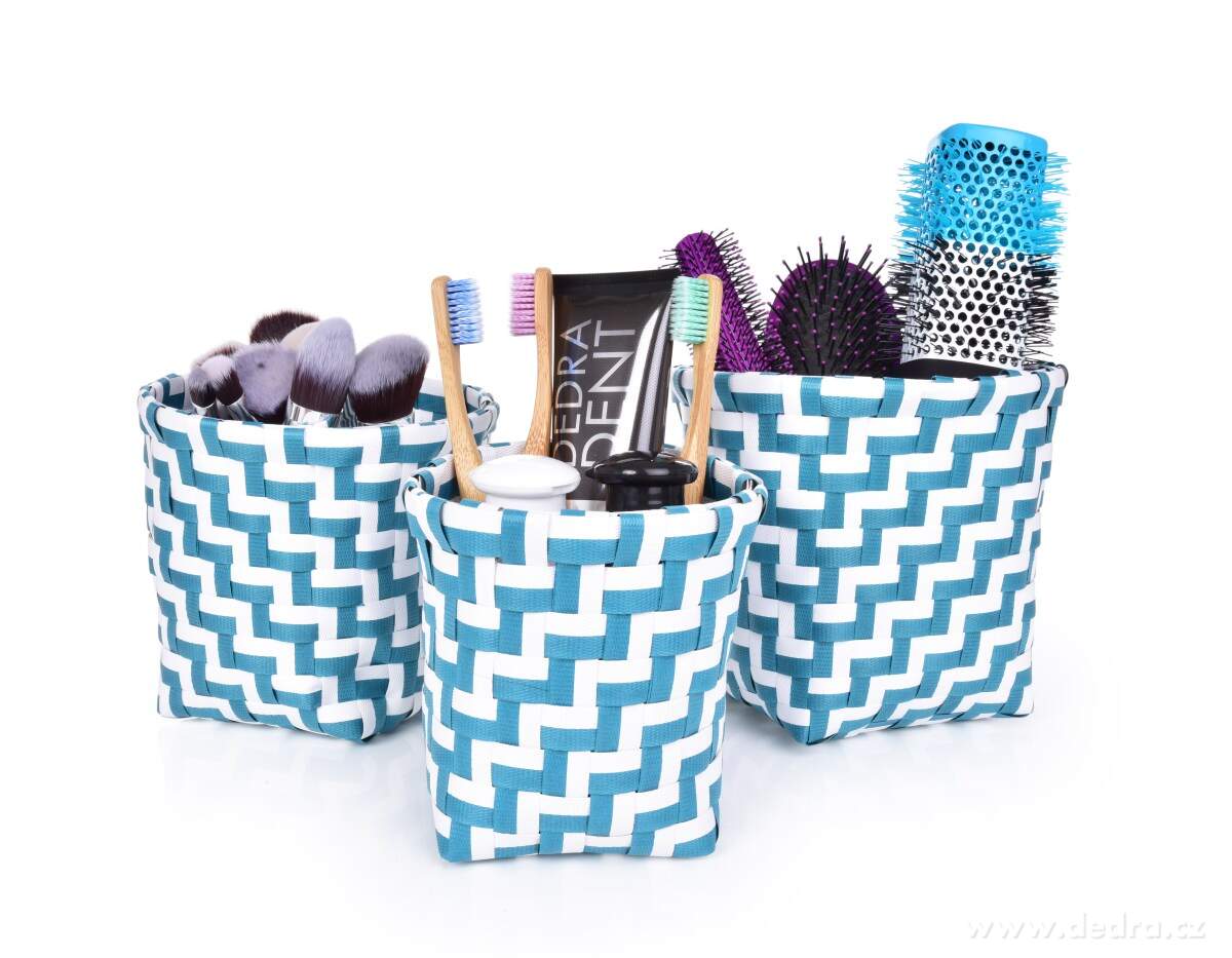 Sada 3 košíků z plastového výpletu – náhled 3 | Grand Móda