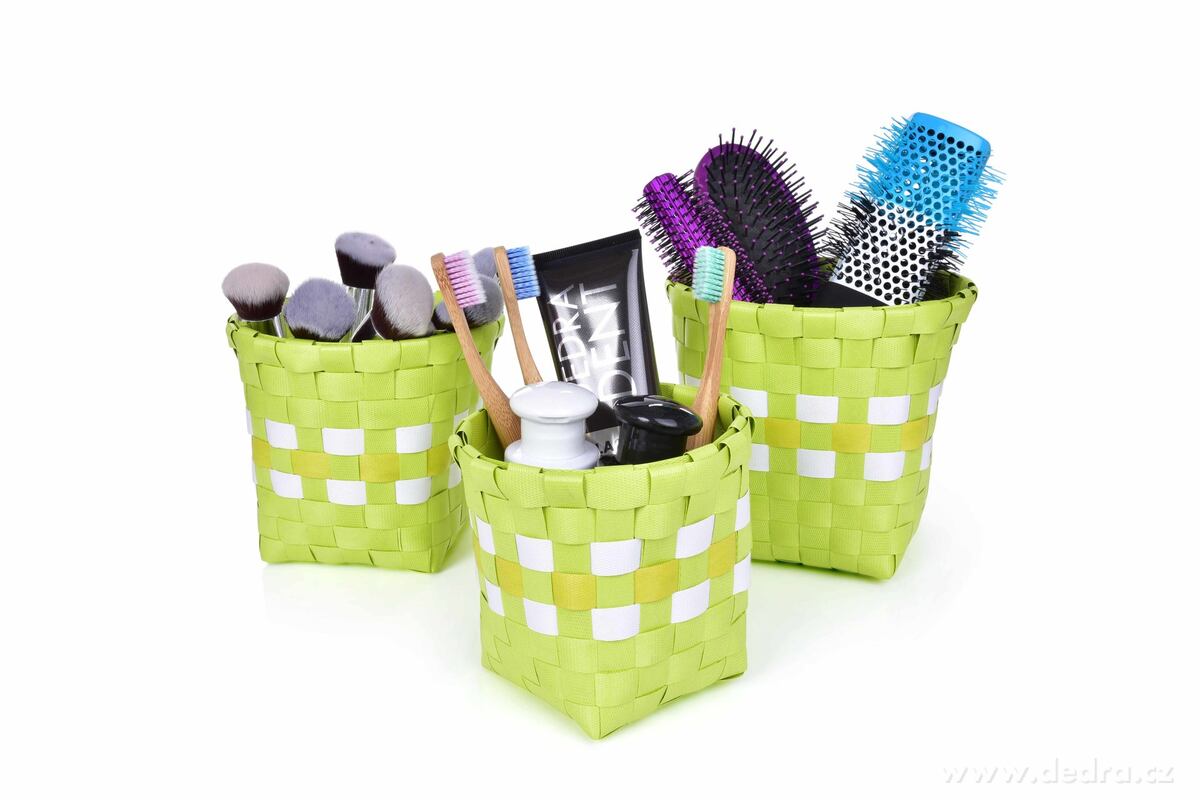 Sada 3 košíků z plastového výpletu – náhled 3 | Grand Móda