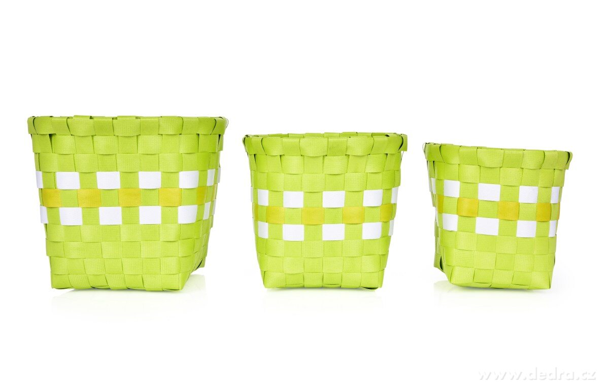 Sada 3 košíků z plastového výpletu – náhled 4 | Grand Móda
