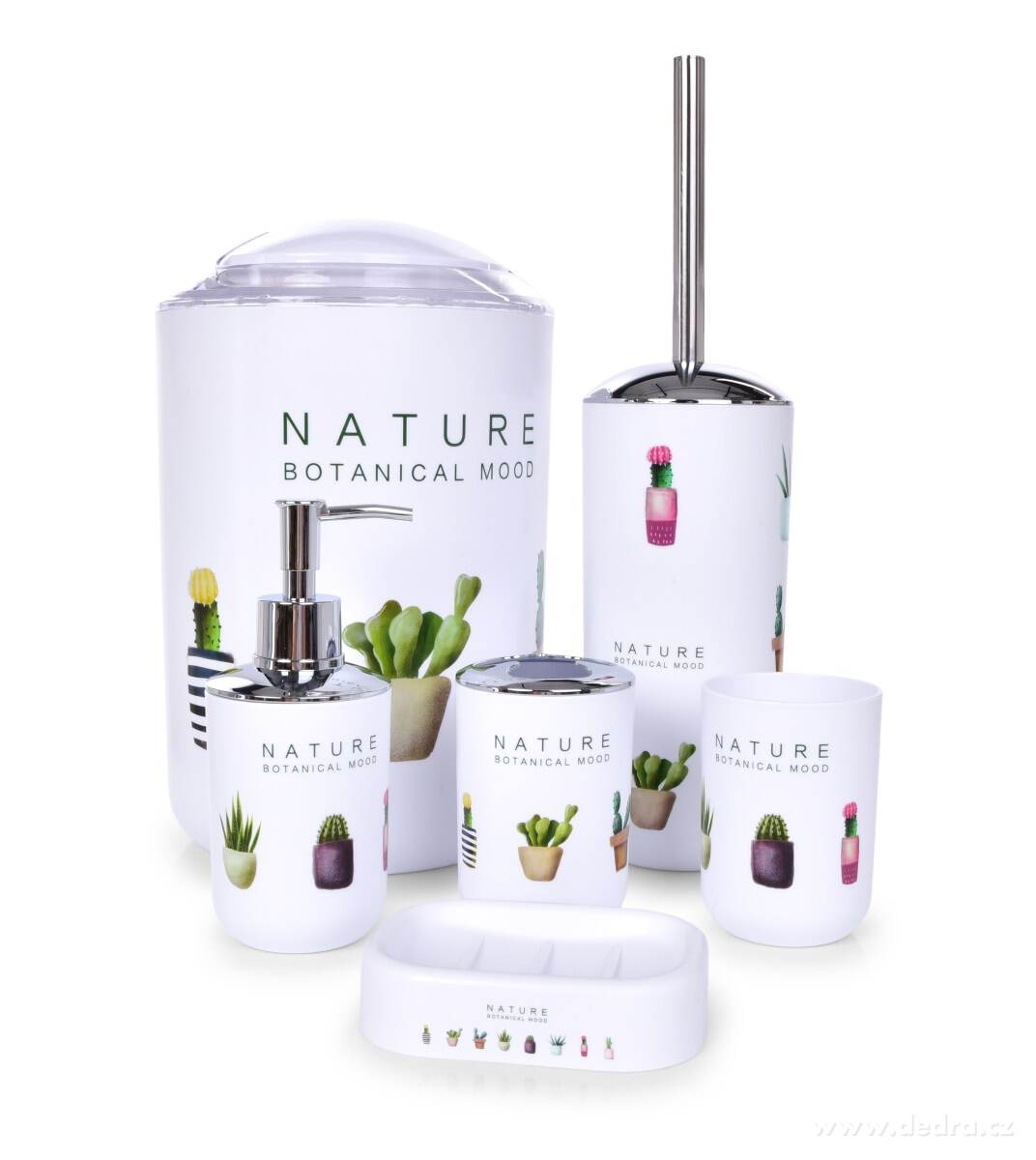 6 dílný koupelnový set KAKTUS | Sady doplňků | Grand Móda