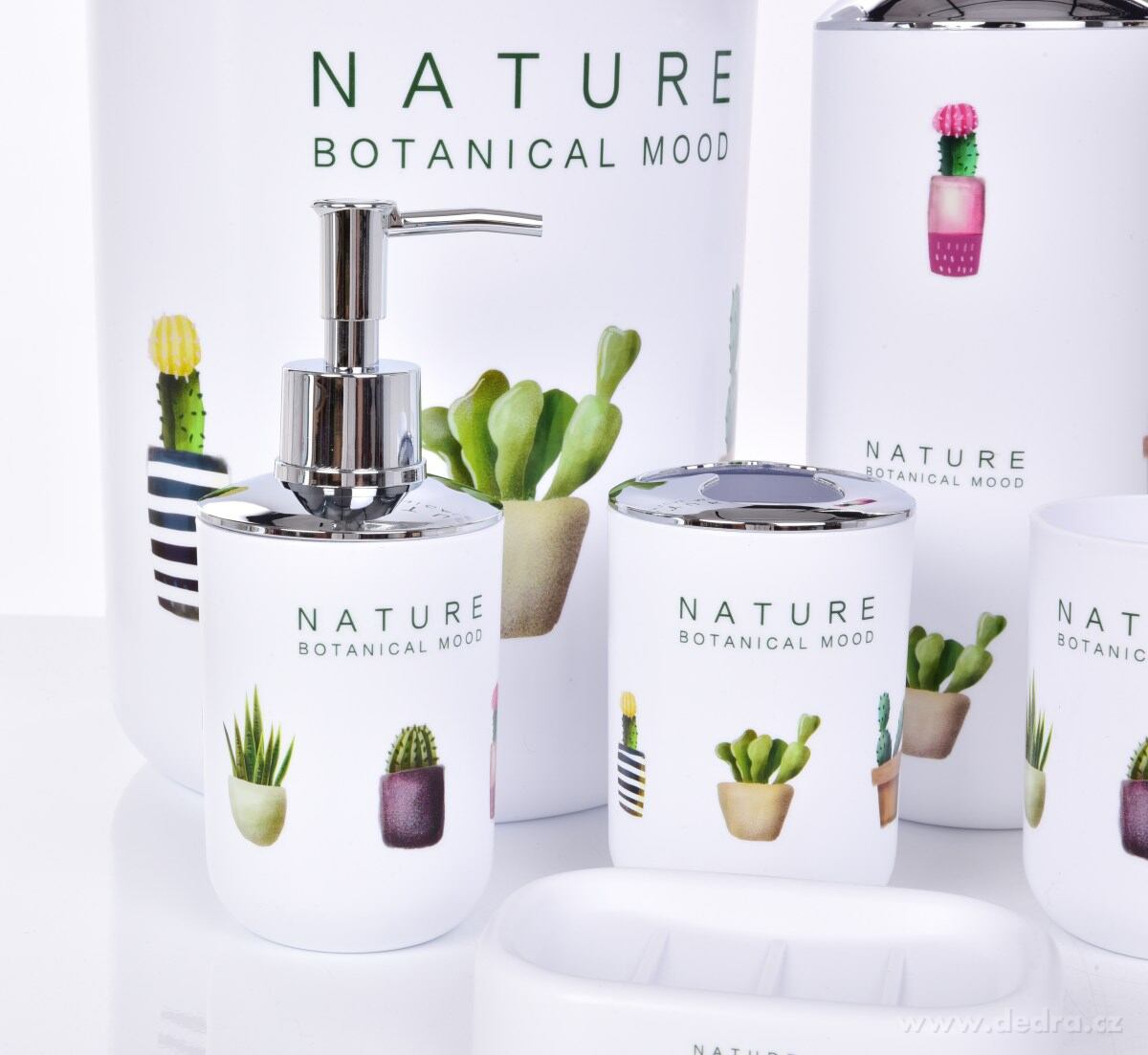 6 dílný koupelnový set KAKTUS – náhled 4 | Grand Móda