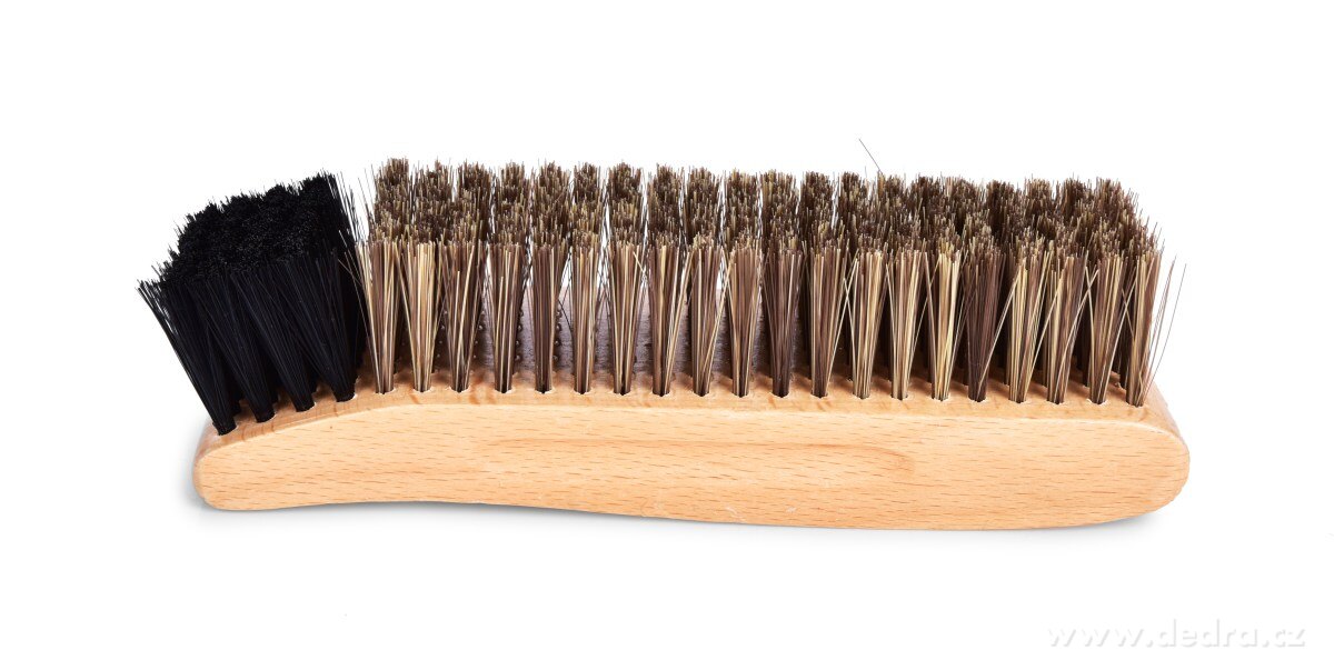 GoEco®, dřevěný kartáč na oblečení, boty a úklid, přírodní štětiny – náhled 2 | Grand Móda