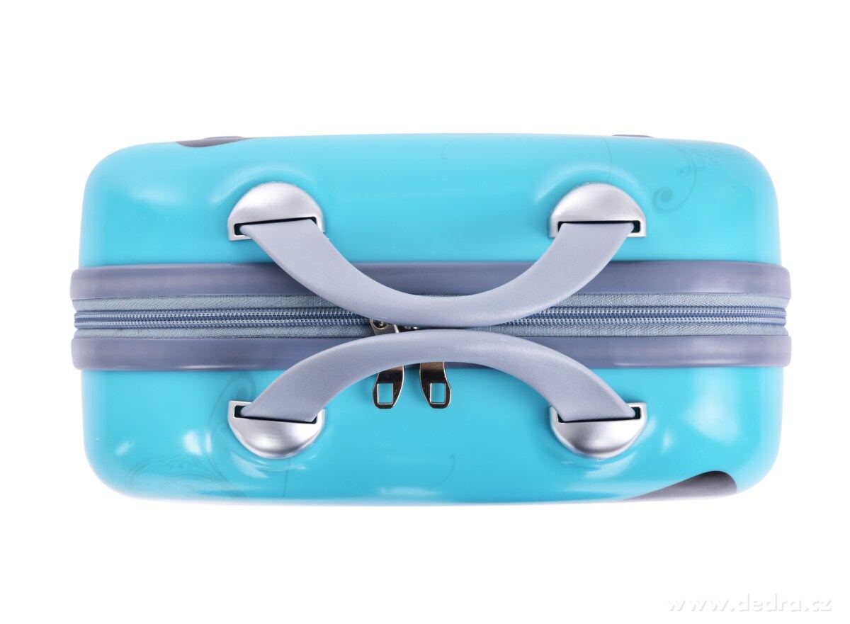 Kufr příruční menší, BLUE BUTTERFLY – náhled 4 | Grand Móda